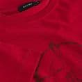 Sutton Hoo Red Anglo-saxon T-shirt with Senlak sleeve branding